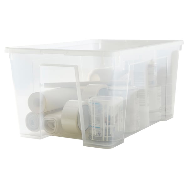 SAMLA Box mit Deckel, transparent, Verkauf