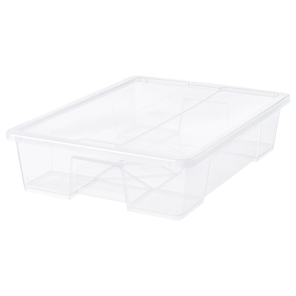 SAMLA Box mit Deckel, transparent, Fabrikverkauf