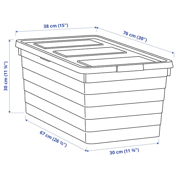 SOCKERBIT Box mit Deckel, weiß, Limitierter Zeitrabatt