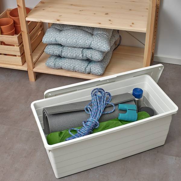 SOCKERBIT Box mit Deckel, weiß, Limitierter Zeitrabatt