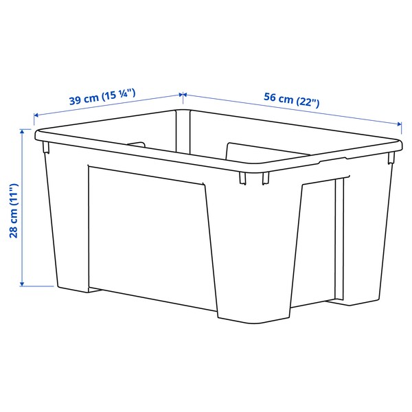 SAMLA Box, transparent, Rabatt