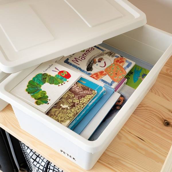 SOCKERBIT Box mit Deckel, weiß, Günstig kaufen