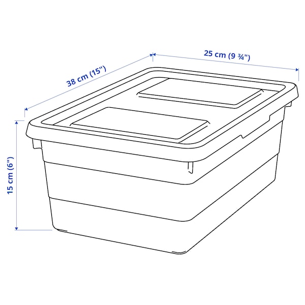 SOCKERBIT Box mit Deckel, weiß, Günstig kaufen