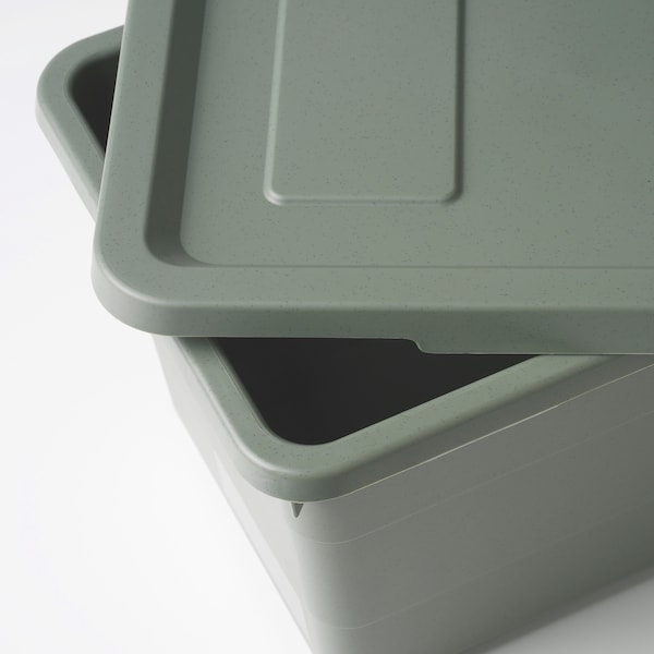 SOCKERBIT Box mit Deckel, graugrün, Flash Sale