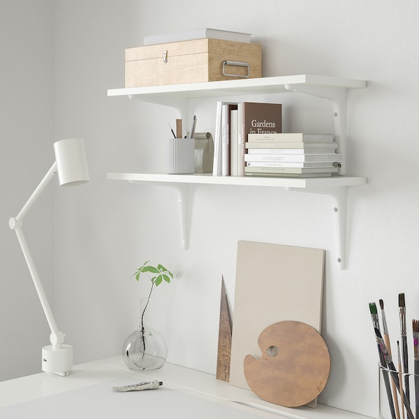 BURHULT / SIBBHULT Wandregalkombination, weiß/weiß, Online Shopping