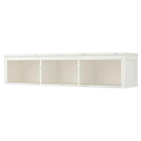 HEMNES Wandregal, weiß gebeizt, Preisnachlass