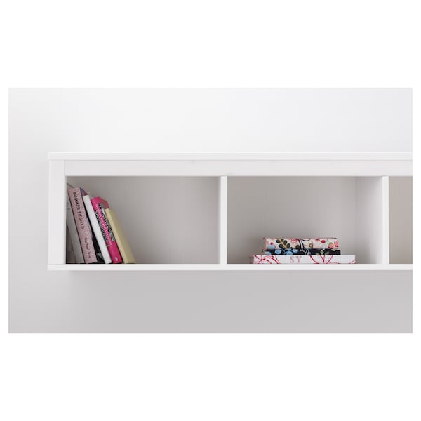 HEMNES Wandregal, weiß gebeizt, Preisnachlass