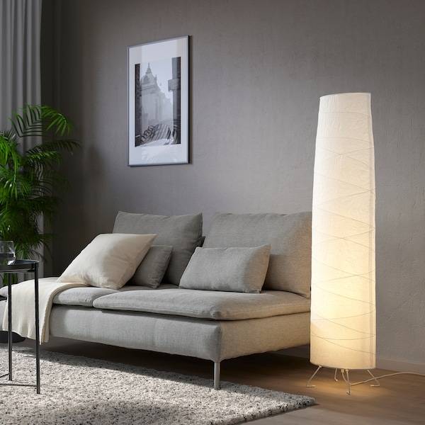 VICKLEBY Standleuchte, weiß/Handarbeit, Sonderangebot der Fabrik