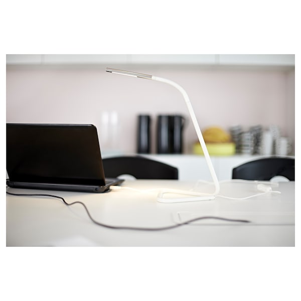 HÅRTE Arbeitsleuchte, LED, weiß/silberfarben Online Outlet