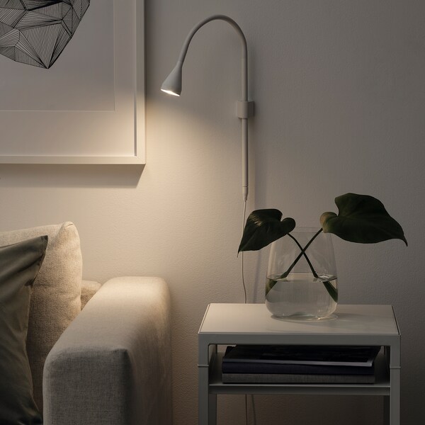 NÄVLINGE Wand-/Klemmspot, LED, weiß VIP-Rabatte