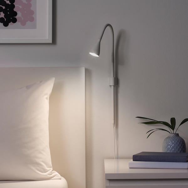 NÄVLINGE Wand-/Klemmspot, LED, weiß VIP-Rabatte