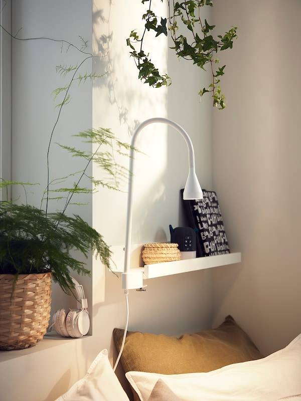 NÄVLINGE Wand-/Klemmspot, LED, weiß VIP-Rabatte