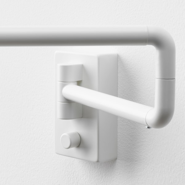NYMÅNE Wandleuchte+Schwenkarm Festinstall, weiß Sonderangebot der Fabrik
