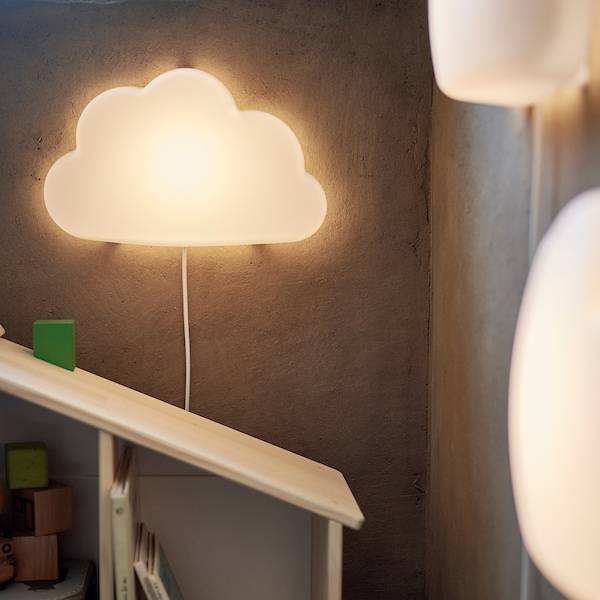 UPPLYST Wandleuchte, LED, Wolken weiß Vierteljährliche Förderung