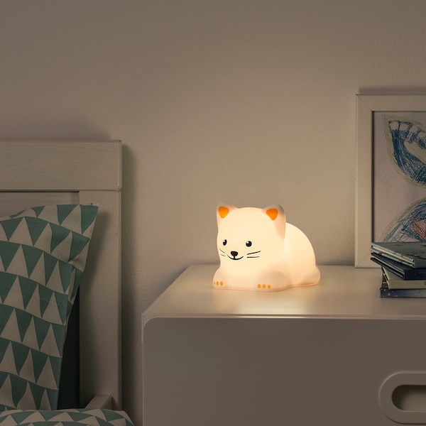 TÖVÄDER Nachtlicht LED, Katze batteriebetrieben Clearance-Verkauf