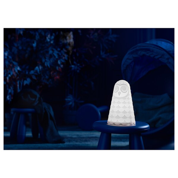 SOLBO Tischleuchte, LED, weiß/Eule, Verkauf