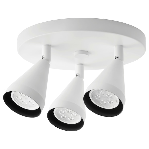 NÄVLINGE Deckenspot/3 Spots, weiß Begrenztes Angebot
