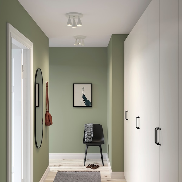 NÄVLINGE Deckenspot/3 Spots, weiß Begrenztes Angebot