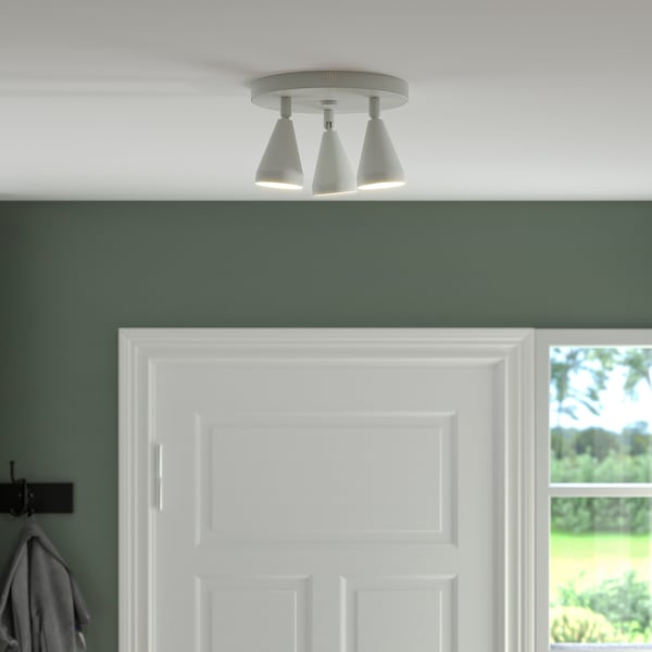 NÄVLINGE Deckenspot/3 Spots, weiß Begrenztes Angebot