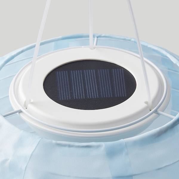 SOLVINDEN Solarhängeleuchte, LED, für draußen/rund hellblau, Online Shopping
