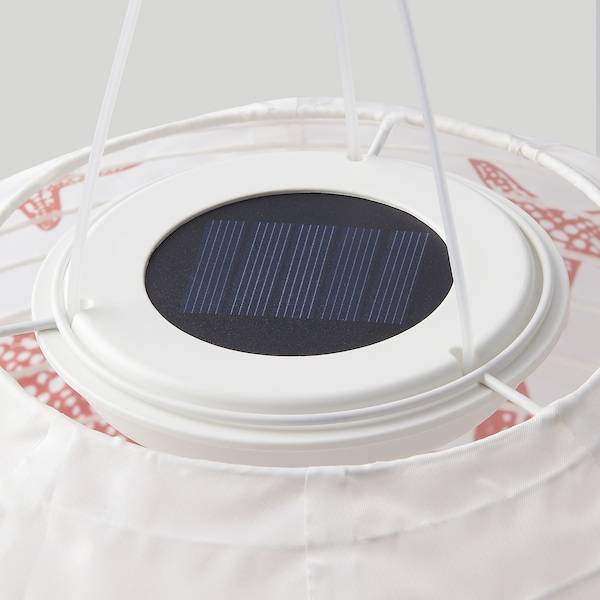 SOLVINDEN Solarhängeleuchte, LED, für draußen rund/rot Stern, Exklusivangebot