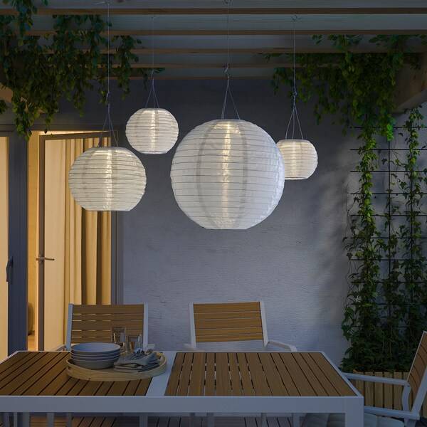 SOLVINDEN Solarhängeleuchte, LED, für draußen/rund weiß, Top Angebot