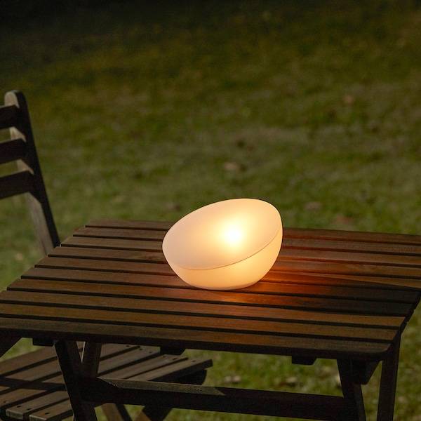 SOLVINDEN Solarleuchte, LED, für draußen/Halbkugel weiß, Kauf eins, bekomm eins gratis