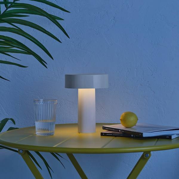 SOLVINDEN Tischleuchte, LED, batteriebetrieben/für draußen weiß, Tiefpreis