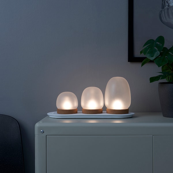PRAKTSPIREA Dekobeleuchtungs-Set, LED 4-tlg., mit Ladepad Super Sparpreis