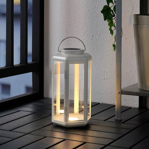 SOLVINDEN Solartischleuchte, LED, Laterne/beige, Begrenzte Freigabe