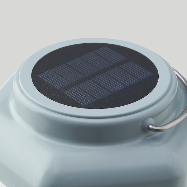 SOLVINDEN Solartischleuchte, LED, Laterne/hellblau, Letzte 3 Tage