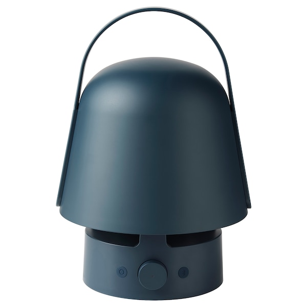 VAPPEBY Leuchte m Bluetooth-Lautsprecher, für draußen/blau Letzter Tag
