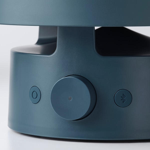 VAPPEBY Leuchte m Bluetooth-Lautsprecher, für draußen/blau Letzter Tag