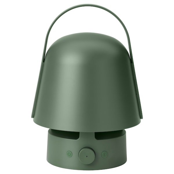 VAPPEBY Leuchte m Bluetooth-Lautsprecher, für draußen/grün Zeitbegrenzte Promotion
