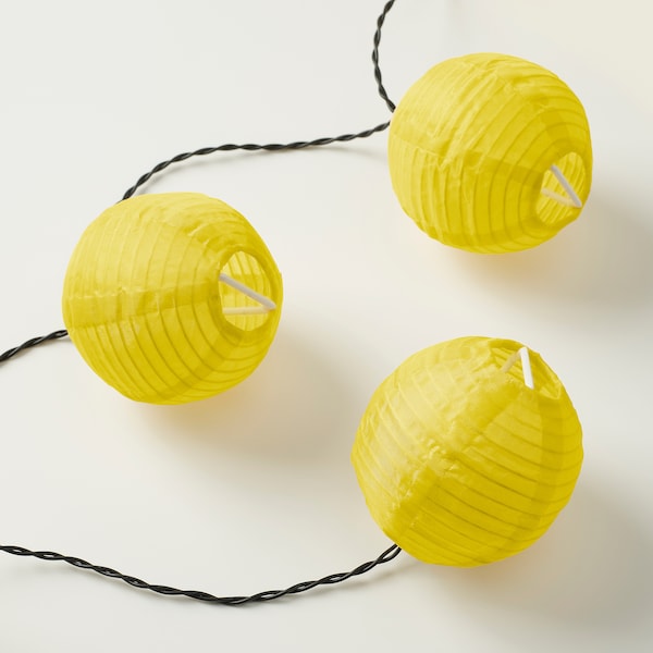 SOLVINDEN Lichterkette (12), LED, für draußen/batteriebetrieben gelb Im Verkauf