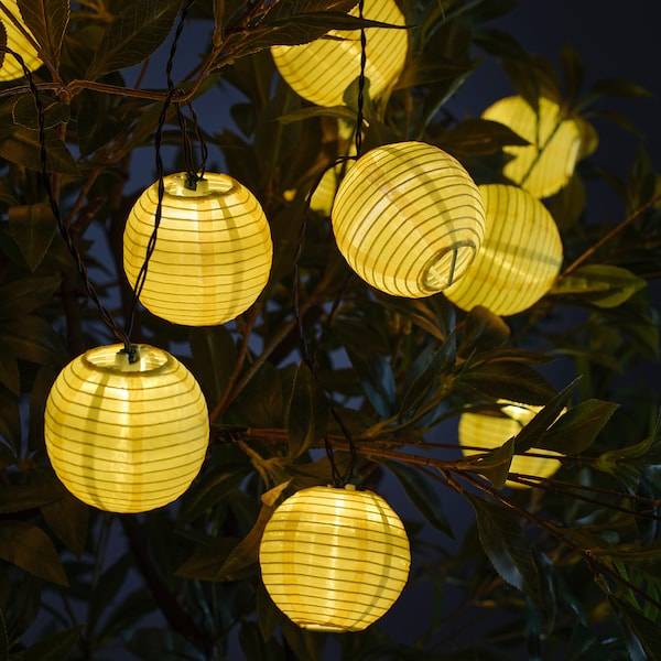 SOLVINDEN Lichterkette (12), LED, für draußen/batteriebetrieben gelb Im Verkauf