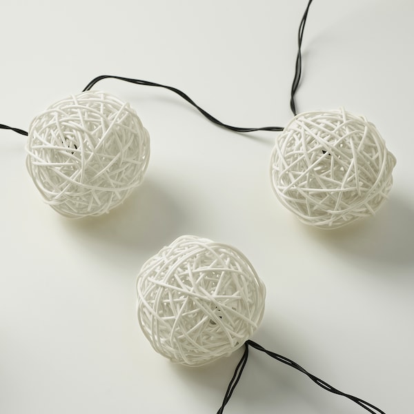 SOLVINDEN Lichterkette (12), LED, batteriebetrieben/weiß 2025