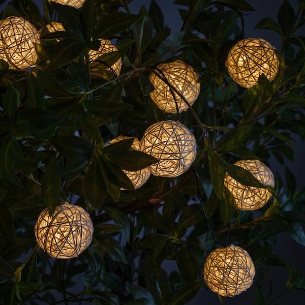 SOLVINDEN Lichterkette (12), LED, batteriebetrieben/weiß 2025