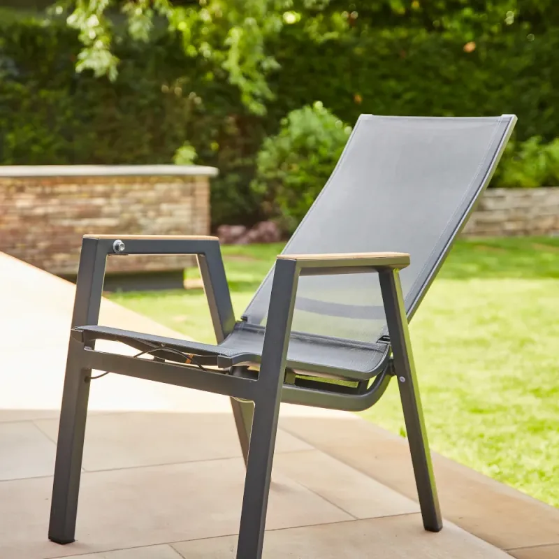 Siena Garden Rondo Relax Move Gartensessel RANOTEX® grau Günstiger Verkauf