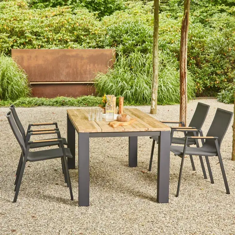 Siena Garden Rondo Stapelsessel RANOTEX® grau Fabrikverkauf