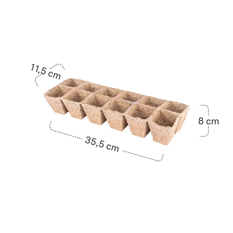 Siena Garden 24 Bio-Anzuchttöpfe Ø 6cm Letzter Tag