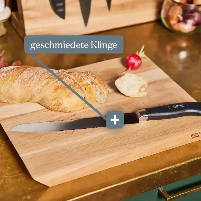 Siena Garden Brotmesser TREVISO 21cm 50% Rabatt für begrenzte Zeit