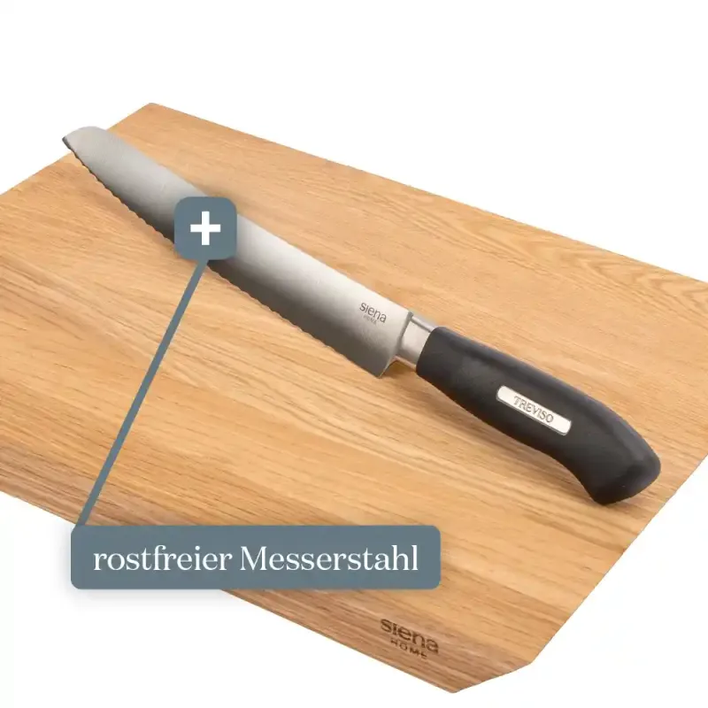 Siena Garden Brotmesser TREVISO 21cm 50% Rabatt für begrenzte Zeit