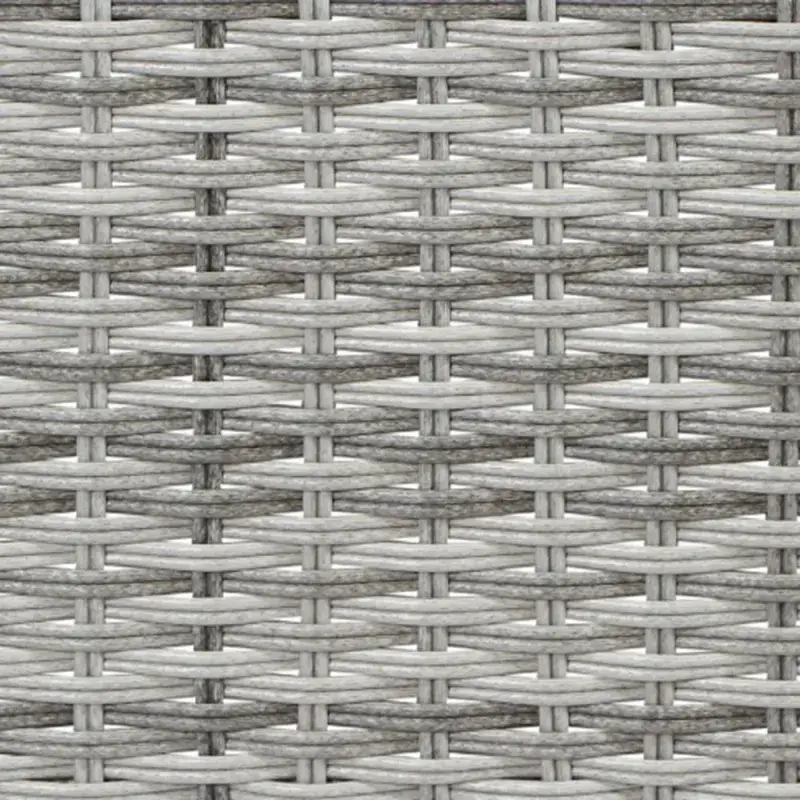 Siena Garden 3Meter Geflechtstrang, doppel-halbrund 8 x 2,4 mm, hellgrau Black Friday
