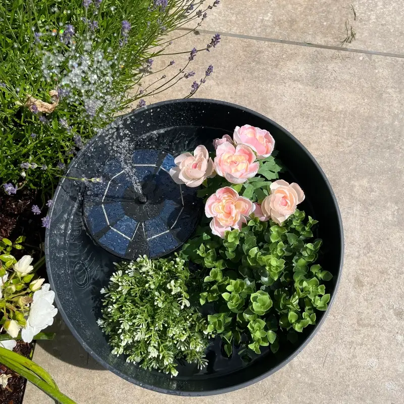 Siena Garden Solarbrunnen für Blumentöpfe Kauf eins, bekomm eins gratis