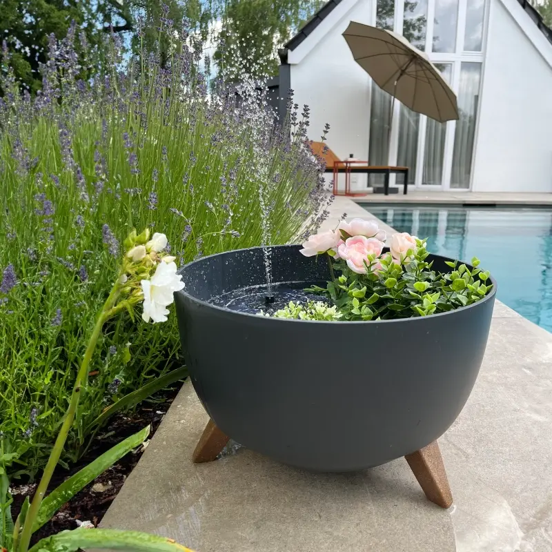 Siena Garden Solarbrunnen für Blumentöpfe Kauf eins, bekomm eins gratis