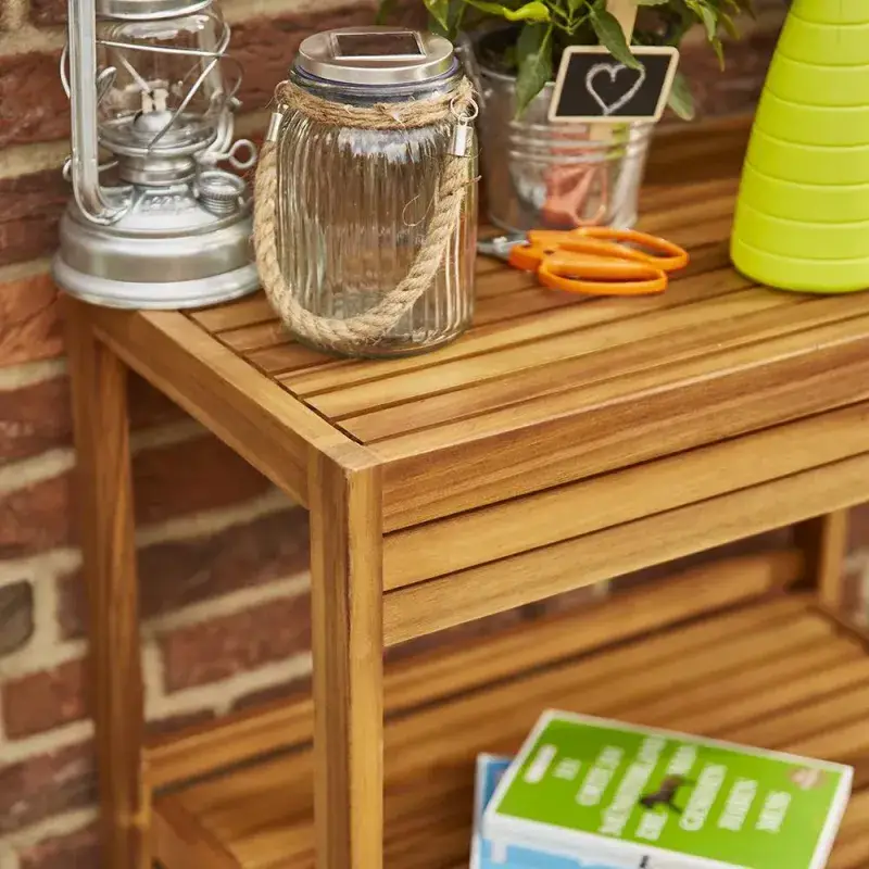Siena Garden Solar- Windlicht, Glas mit Seilgriff, Kostenloser Versand