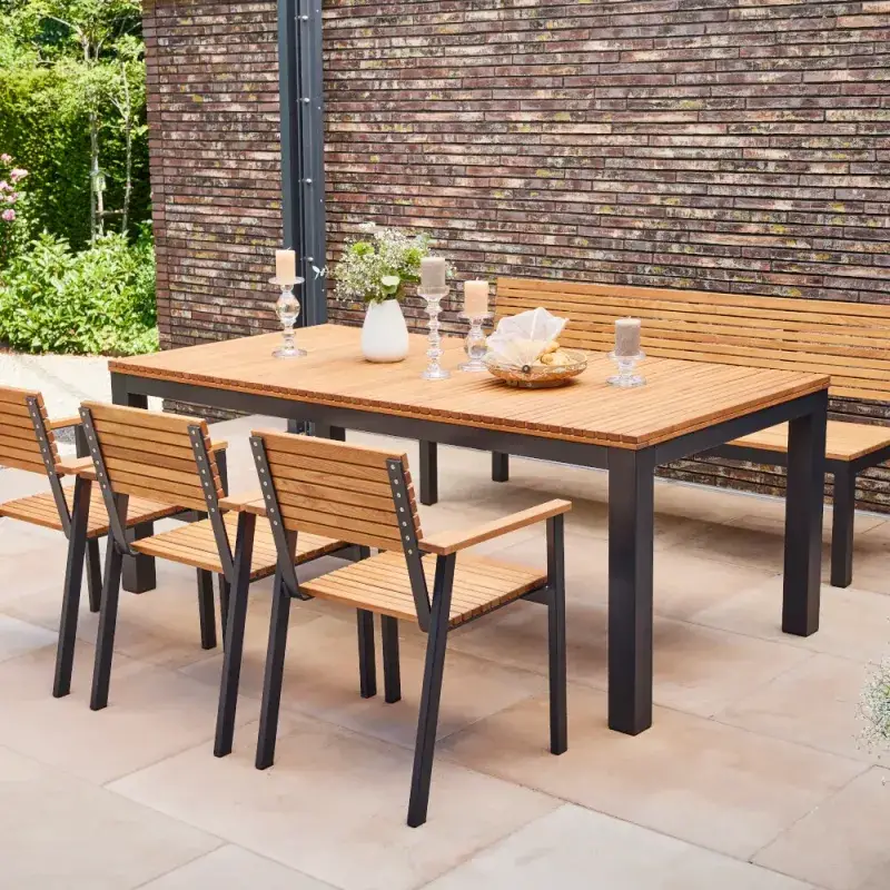 Siena Garden Bozen Gartentisch Robinienholz FSC® 100 % natur Heißer Verkauf