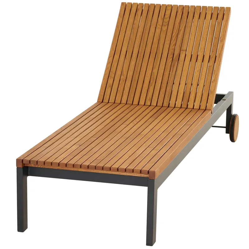 Siena Garden Bozen Rollliege Robinienholz FSC® 100% natur Online Outlet