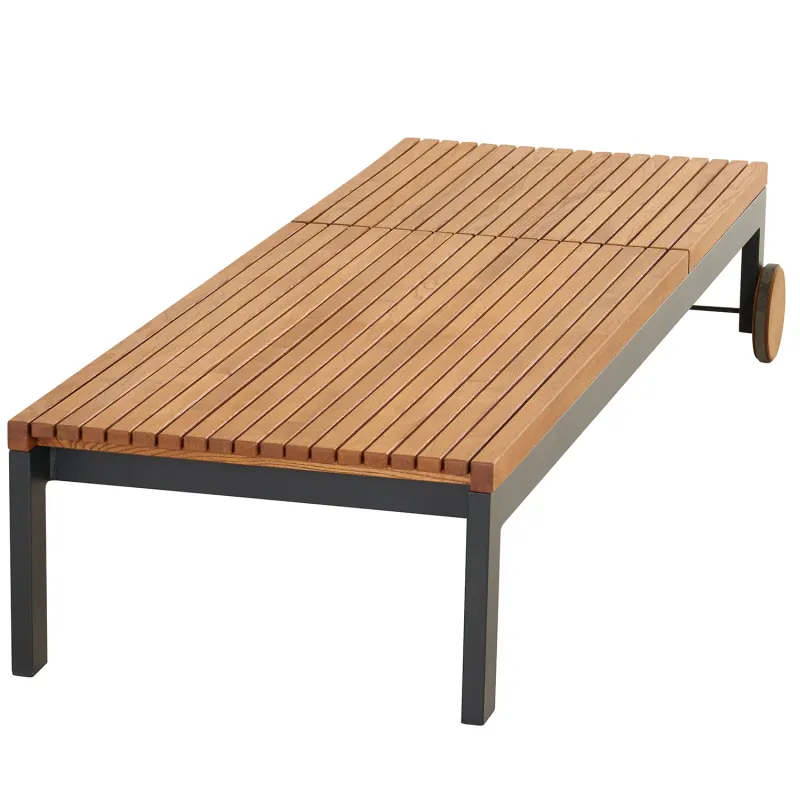 Siena Garden Bozen Rollliege Robinienholz FSC® 100% natur Online Outlet